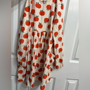 Hanna Andersson Cream Dress with pumpkins